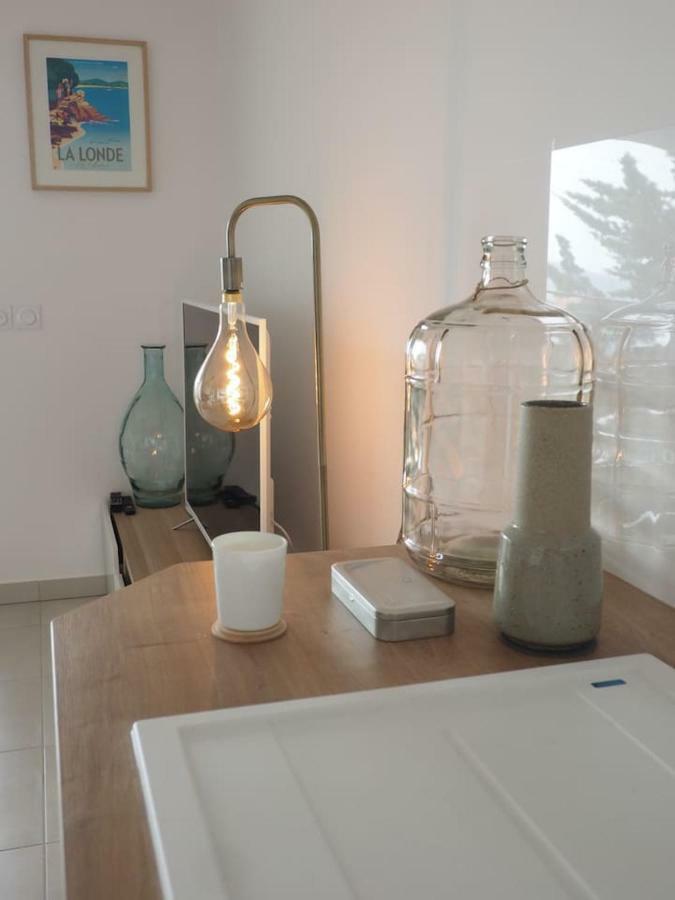 La Londe La Mer : Appartement Proche Plages & Vue Superbe Sur Les Iles D'Or Esterno foto