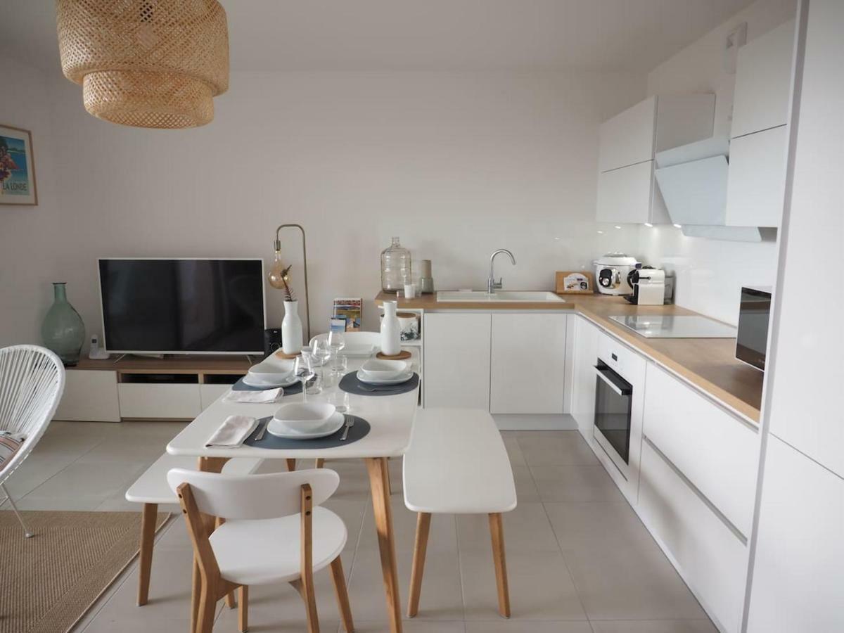 La Londe La Mer : Appartement Proche Plages & Vue Superbe Sur Les Iles D'Or Esterno foto